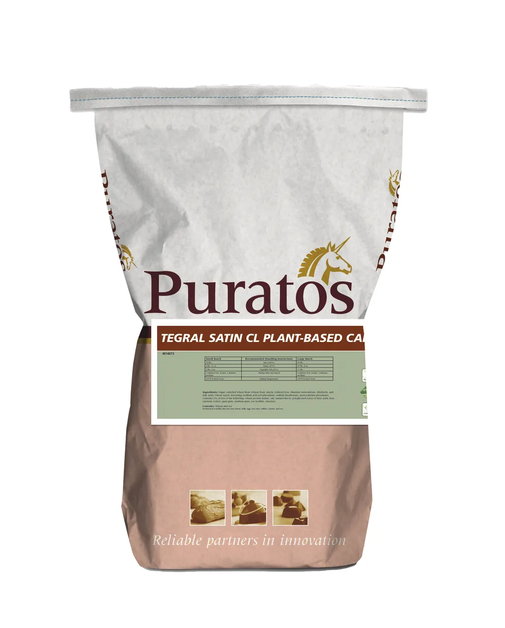 Tegral Satin Clean Label Plant-Based Cake Mix - Puratos